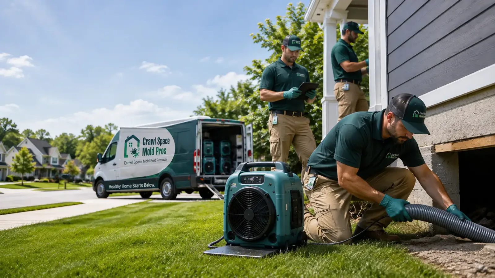 Crawl Space Mold Removal in Groton, CT
